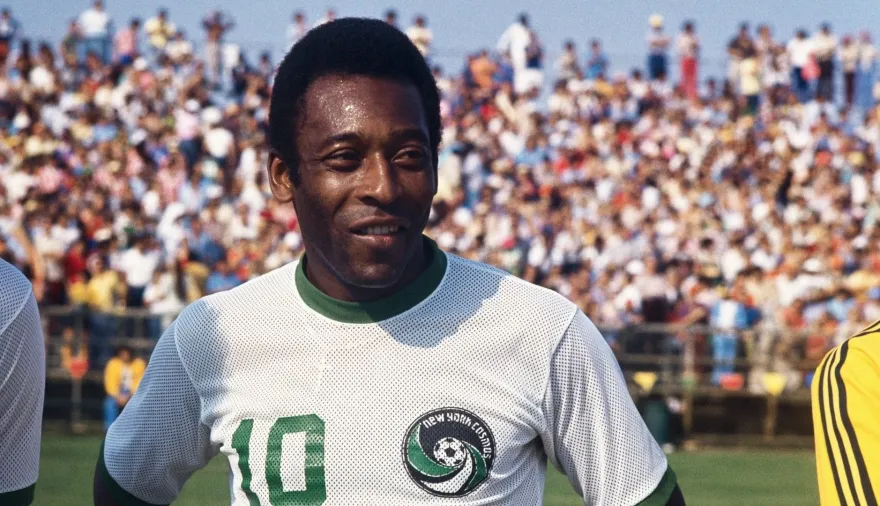 Pelé en el New York Cosmos.