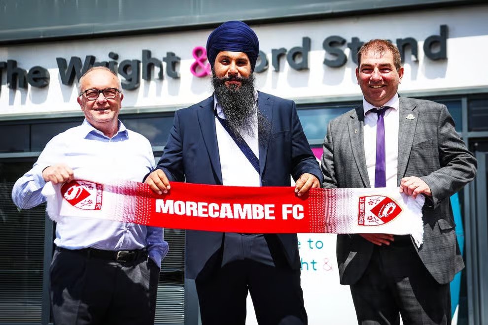 Morecambe FC es adquirido por el grupo Panjab Warriors