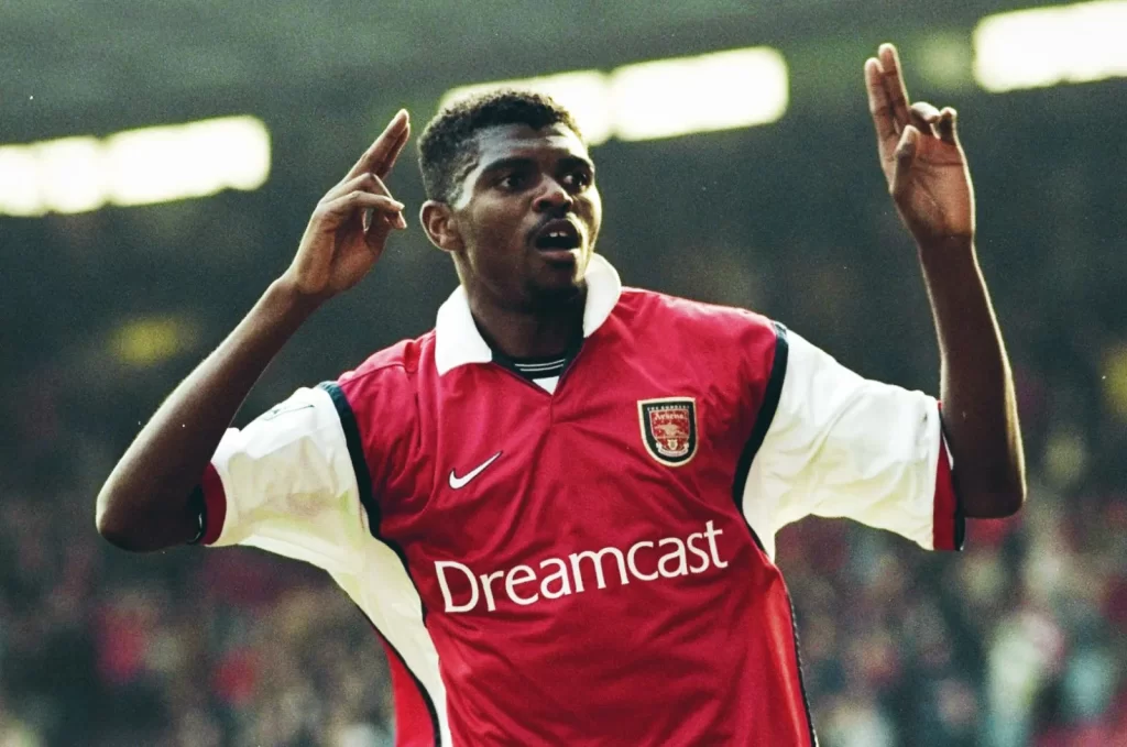 Nwankwo Kanu en el Arsenal.
